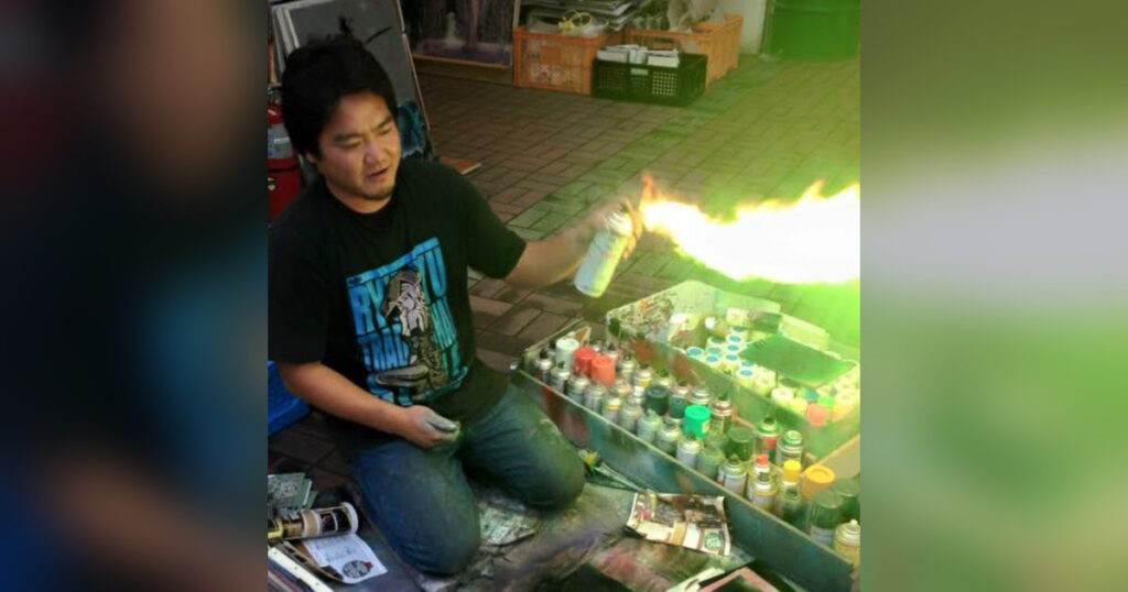 Spray art edenとは?スプレーアートの制作動画と公式SNSを解説